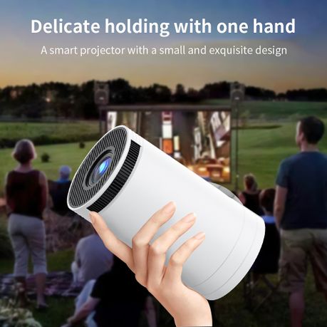 HY300 Pro Projector | 1080P Full HD Home Theater | 200" Display | Portable Outdoor Movie | Built-in Speaker | TechFndrs
