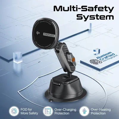 FlexiGrip 15W MagSafe Qi2 Wireless Charger | Adjustable Phone Holder | Fast Charging Stand | TechFndrs