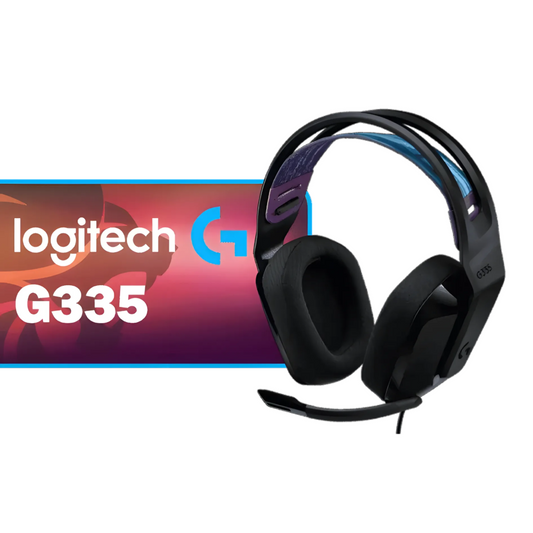Logitech G335 Wired Gaming Headset | 40mm Neodymium Drivers | Flip-to-Mute Mic | Multi-Platform 3.5mm | TechFndrs