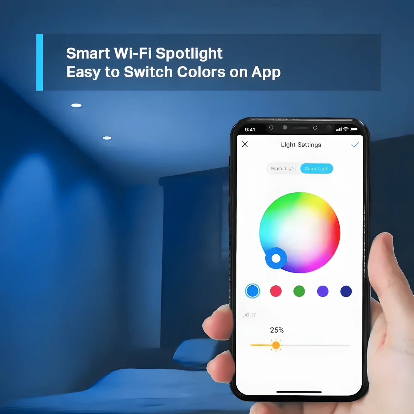 TP-Link Tapo TL33 Smart Wi-Fi Spotlight | 16M Colors | Tunable White | GU10 Base | Alexa & Google Assistant | TechFndrs
