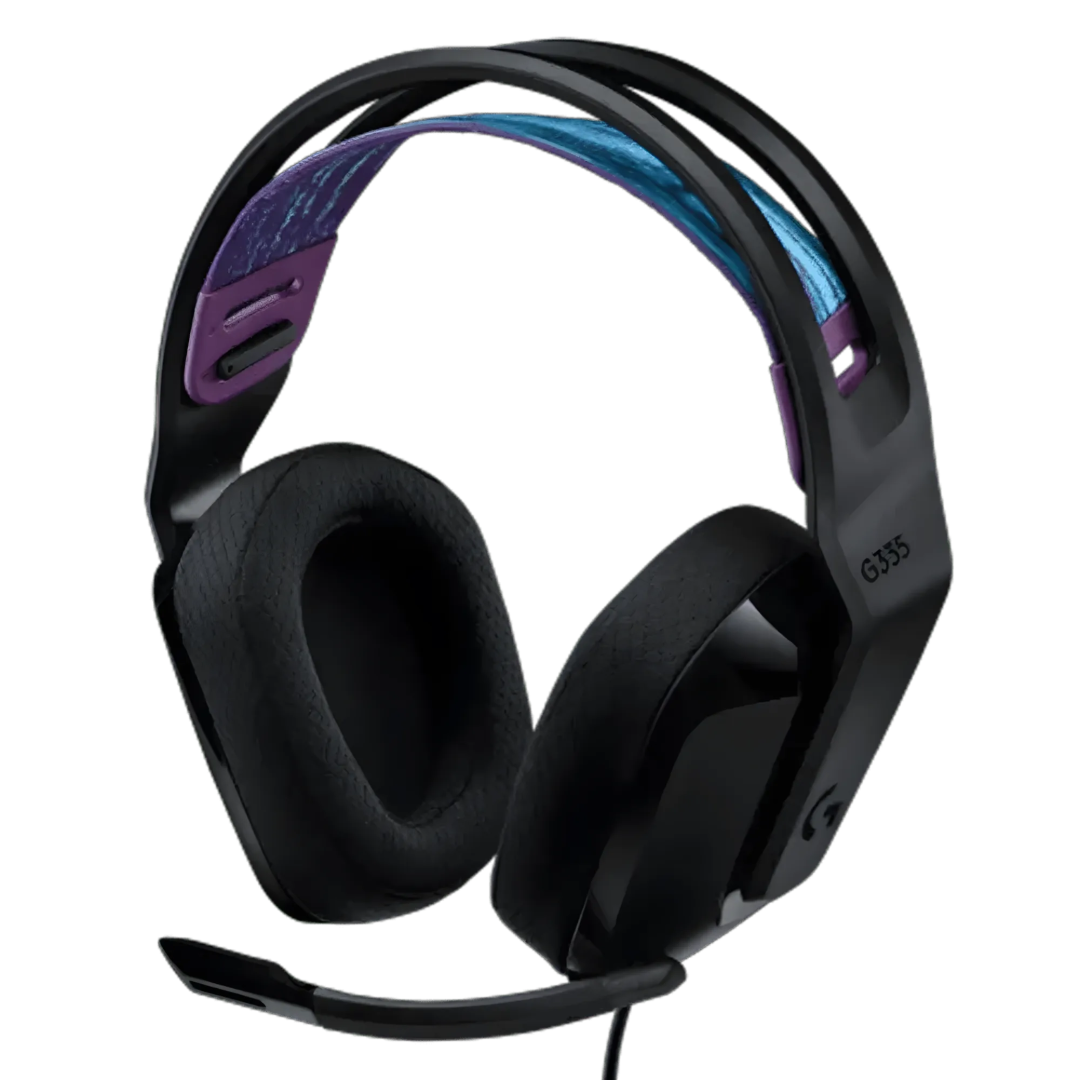 Logitech G335 Wired Gaming Headset | 40mm Neodymium Drivers | Flip-to-Mute Mic | Multi-Platform 3.5mm | TechFndrs
