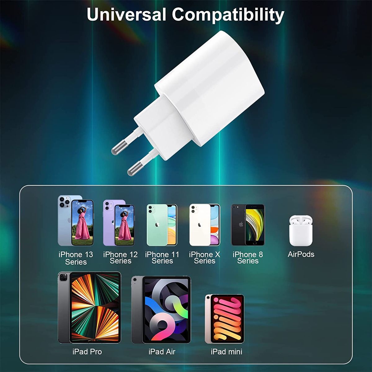 Apple 20W Charger + Lightning Cable