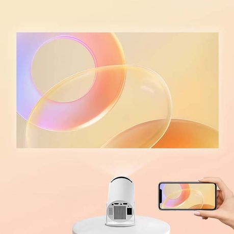 HY300 Pro Projector | 1080P Full HD Home Theater | 200" Display | Portable Outdoor Movie | Built-in Speaker | TechFndrs