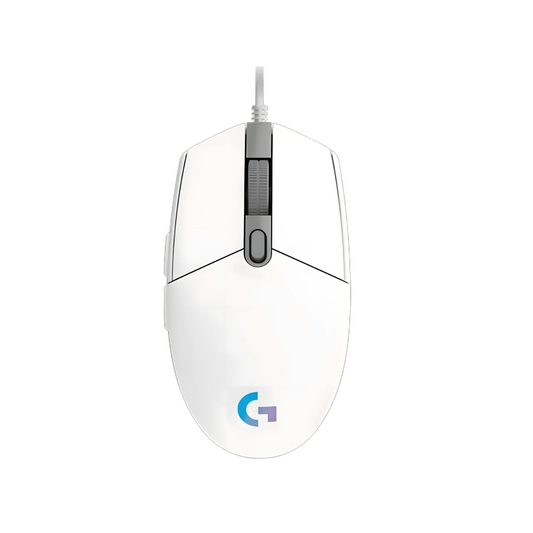 Logitech G102 LIGHTSYNC RGB Gaming Mouse | 8,000 DPI | 6 Programmable Buttons | Classic Design | White | TechFndrs