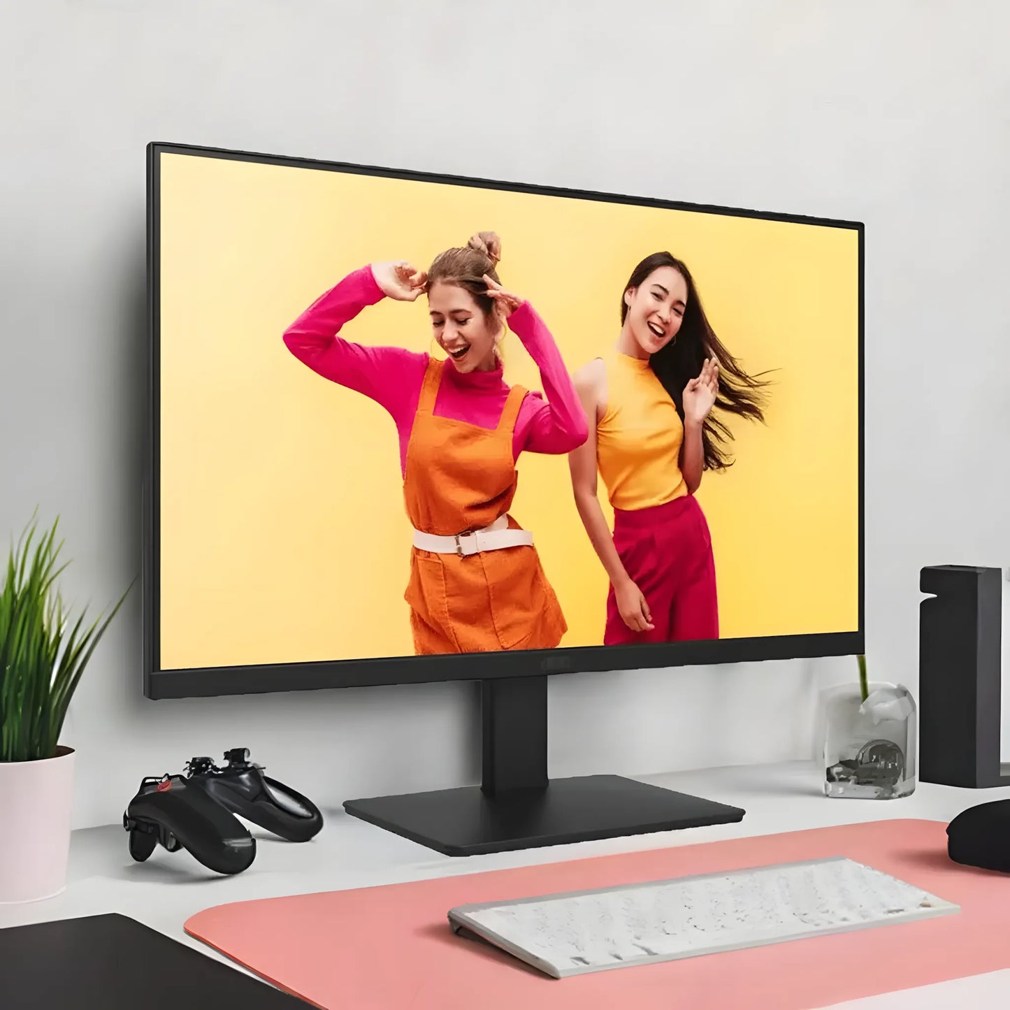 AOC 24B2H2 23.8″ FHD Monitor | 100Hz Refresh Rate | 4ms Response | IPS Panel | 3-Sided Frameless | Low Blue Mode | TechFndrs