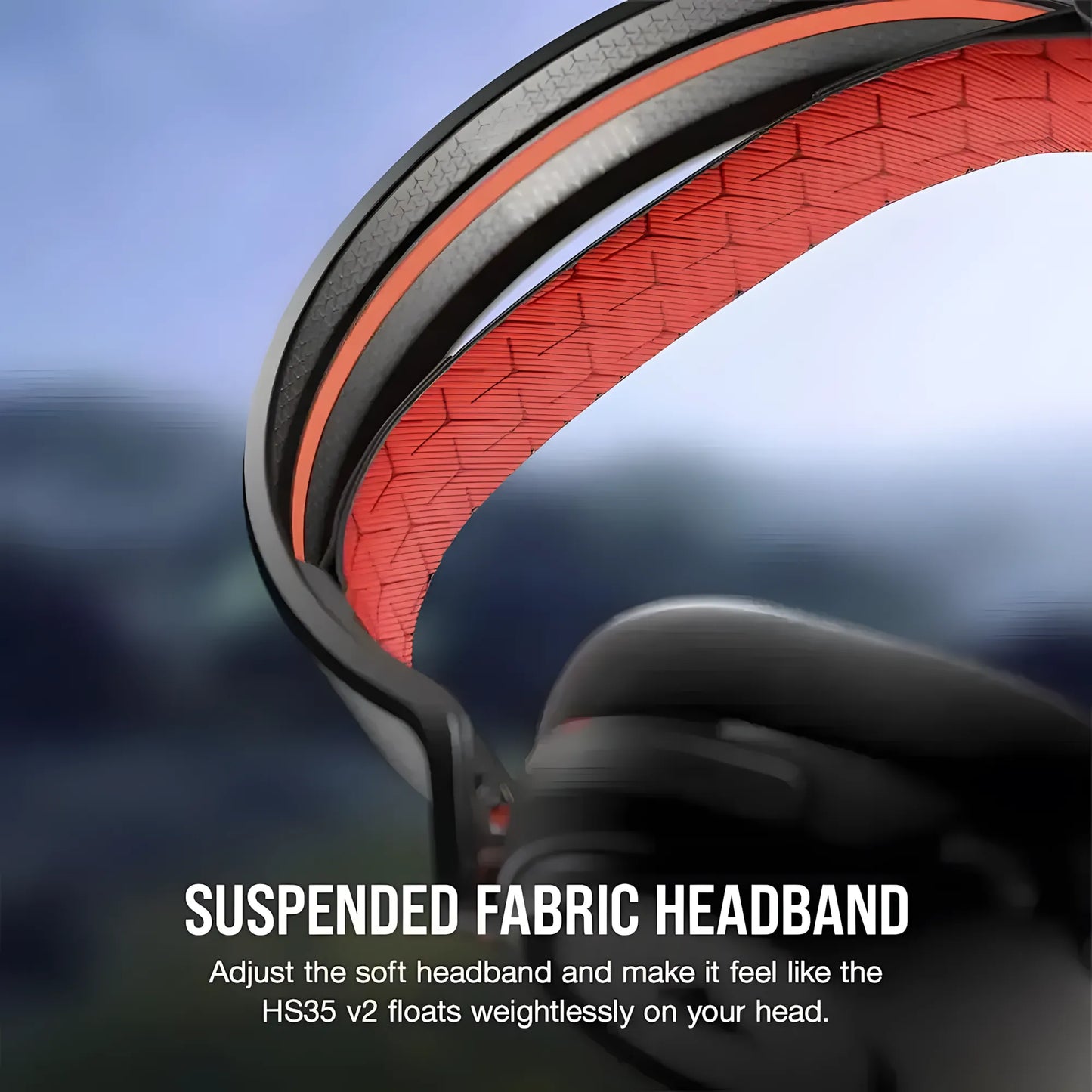 Corsair HS35 V2 Gaming Headset - 50mm Drivers - Multi-Platform 3.5mm - Blue