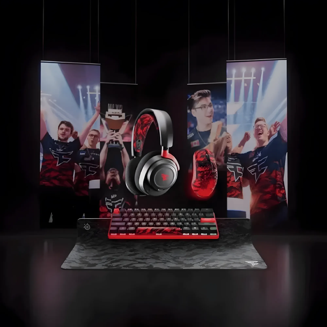SteelSeries Arctis Nova 7 Wireless Gaming Headset - FaZe Clan Edition | 38-Hr Battery | AI Noise-Cancelling Mic | Multi-Platform | TechFndrs