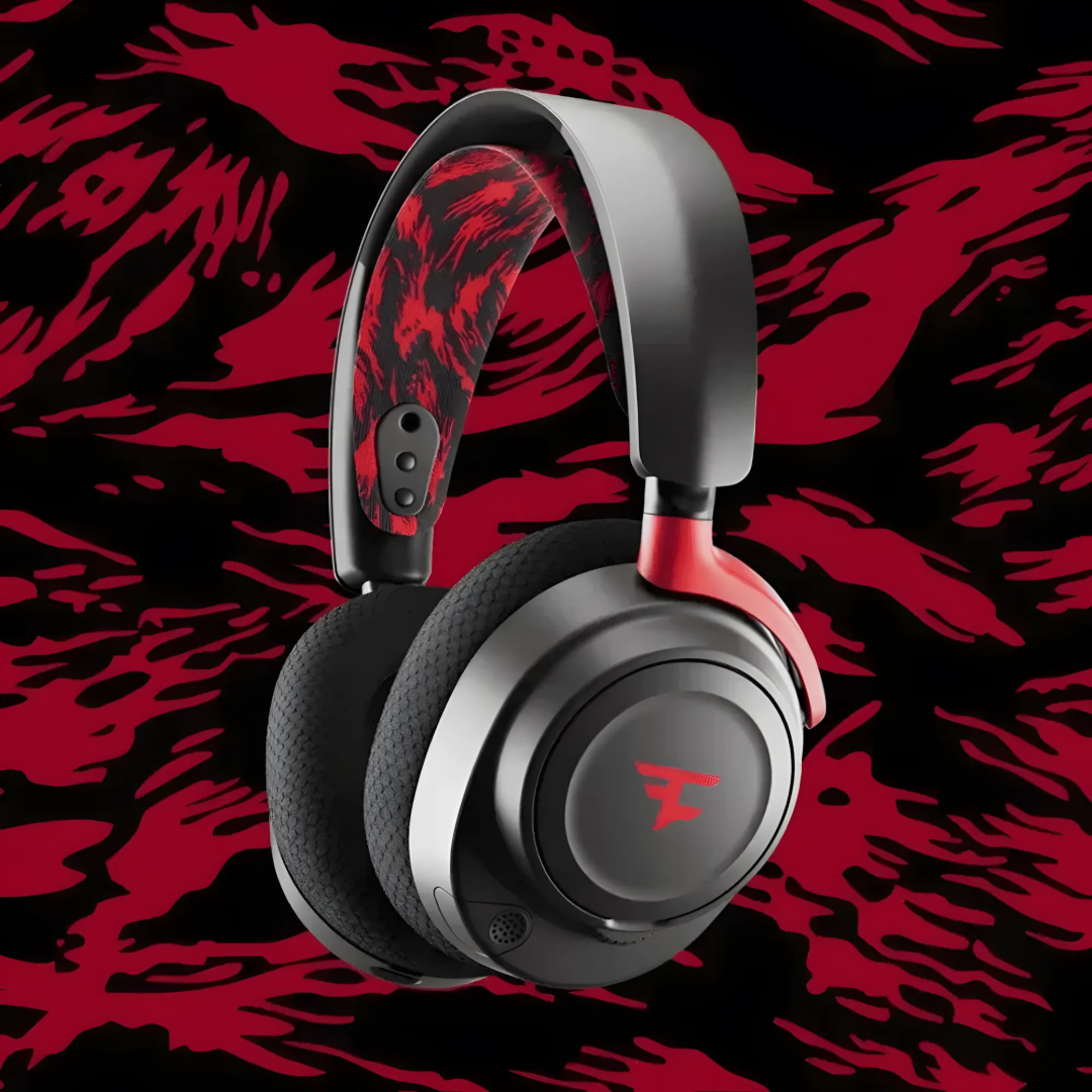 SteelSeries Arctis Nova 7 Wireless Gaming Headset - FaZe Clan Edition | 38-Hr Battery | AI Noise-Cancelling Mic | Multi-Platform | TechFndrs