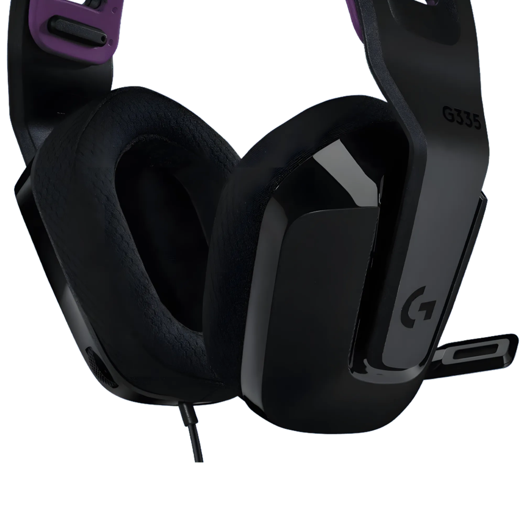 Logitech G335 Wired Gaming Headset | 40mm Neodymium Drivers | Flip-to-Mute Mic | Multi-Platform 3.5mm | TechFndrs