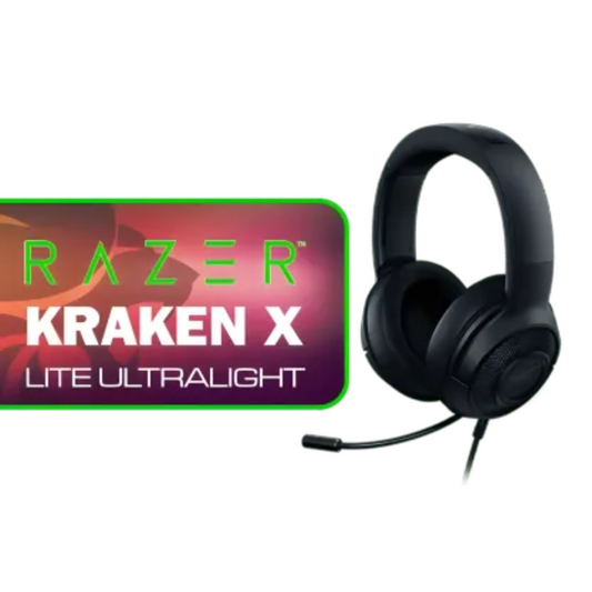 Razer Kraken X Lite Gaming Headset | 7.1 Surround Sound | Ultralight 230g | Multi-Platform 3.5mm | TechFndrs
