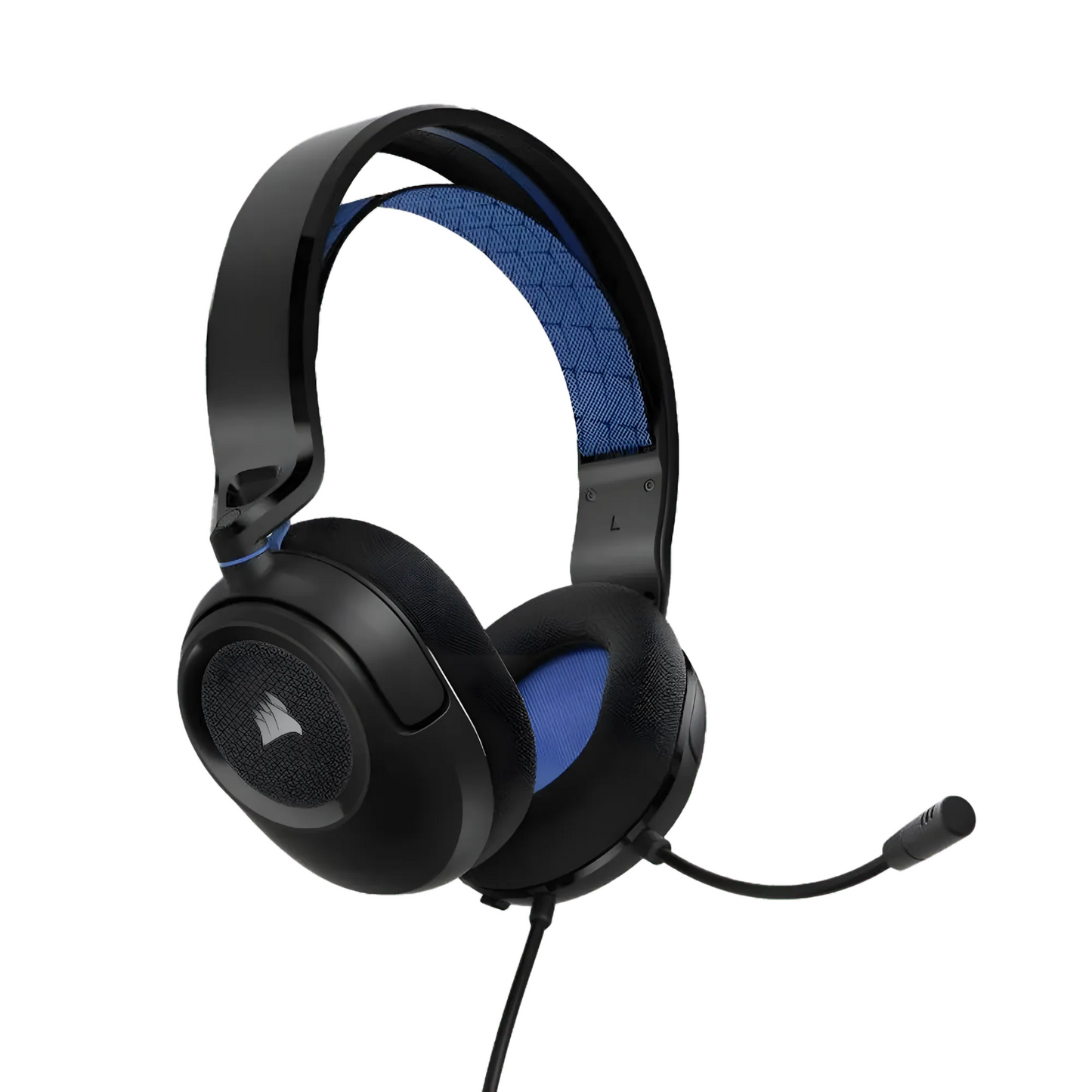 Corsair HS35 V2 Gaming Headset - 50mm Drivers - Multi-Platform 3.5mm - Blue
