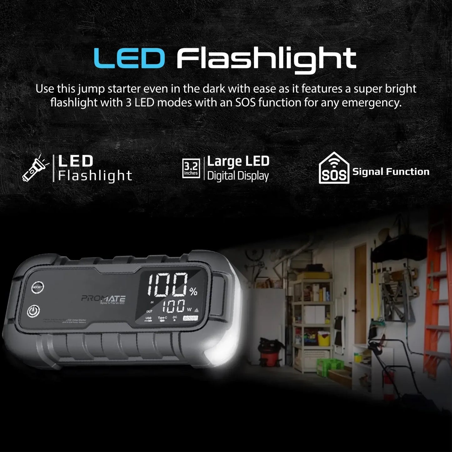 Promate Titan 160 27600mAh Ultra Compact Power Bank | Massive Capacity | 15W Fast Charging | Open Box | TechFndrs