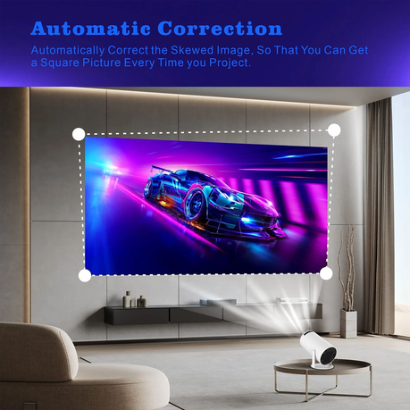 HY300 Pro Projector | 1080P Full HD Home Theater | 200" Display | Portable Outdoor Movie | Built-in Speaker | TechFndrs