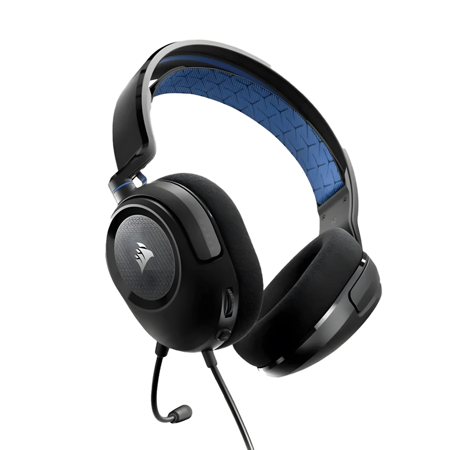 Corsair HS35 V2 Gaming Headset - 50mm Drivers - Multi-Platform 3.5mm - Blue