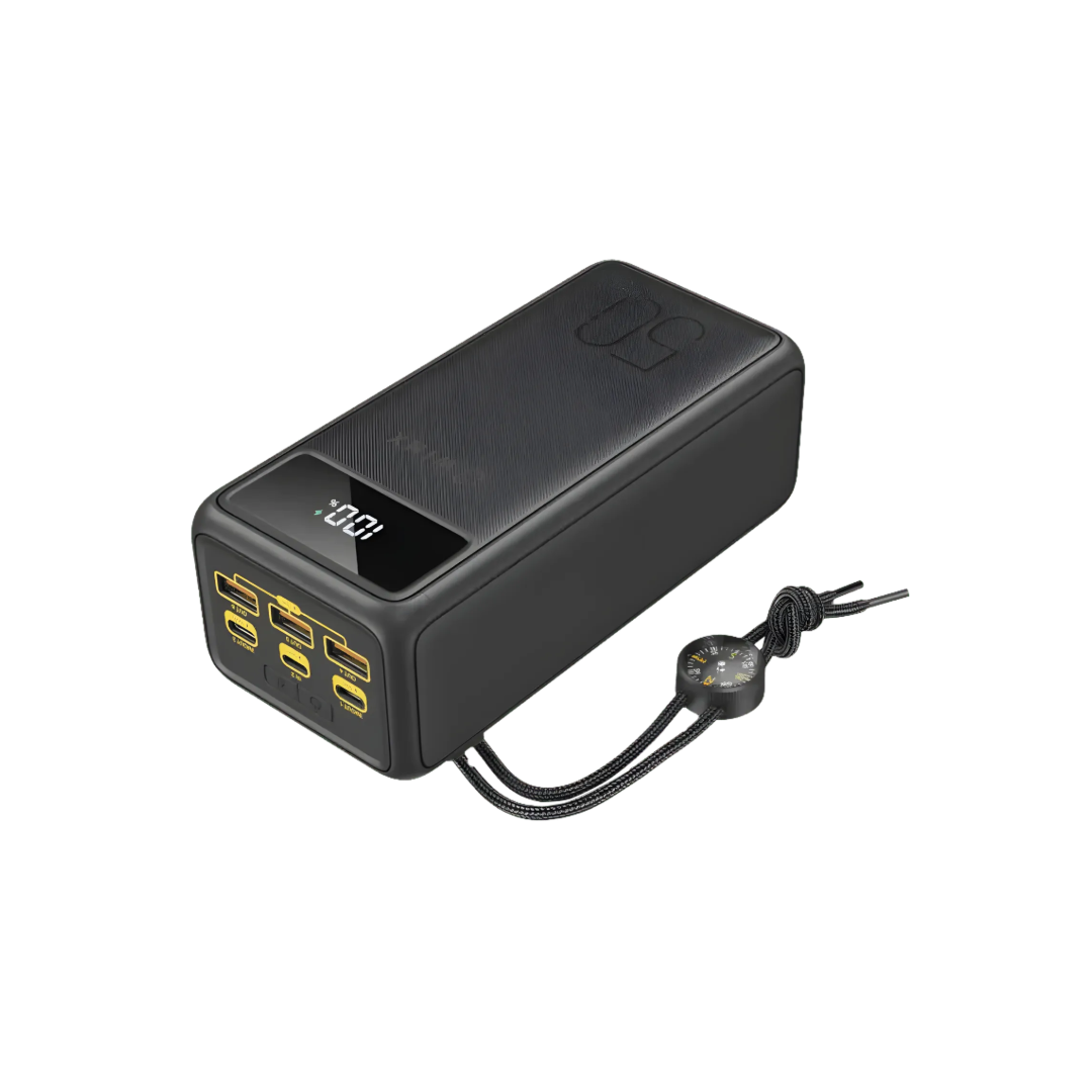 Winx GO Far 50000mAh Power Bank | 20W PD Fast Charging | 4-Port Output | Digital Display | Ultra High Capacity | TechFndrs