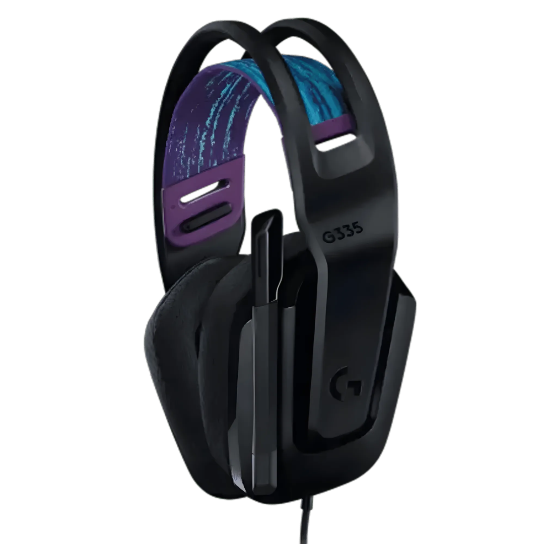 Logitech G335 Wired Gaming Headset | 40mm Neodymium Drivers | Flip-to-Mute Mic | Multi-Platform 3.5mm | TechFndrs