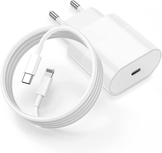 Apple 20W Charger + Lightning Cable