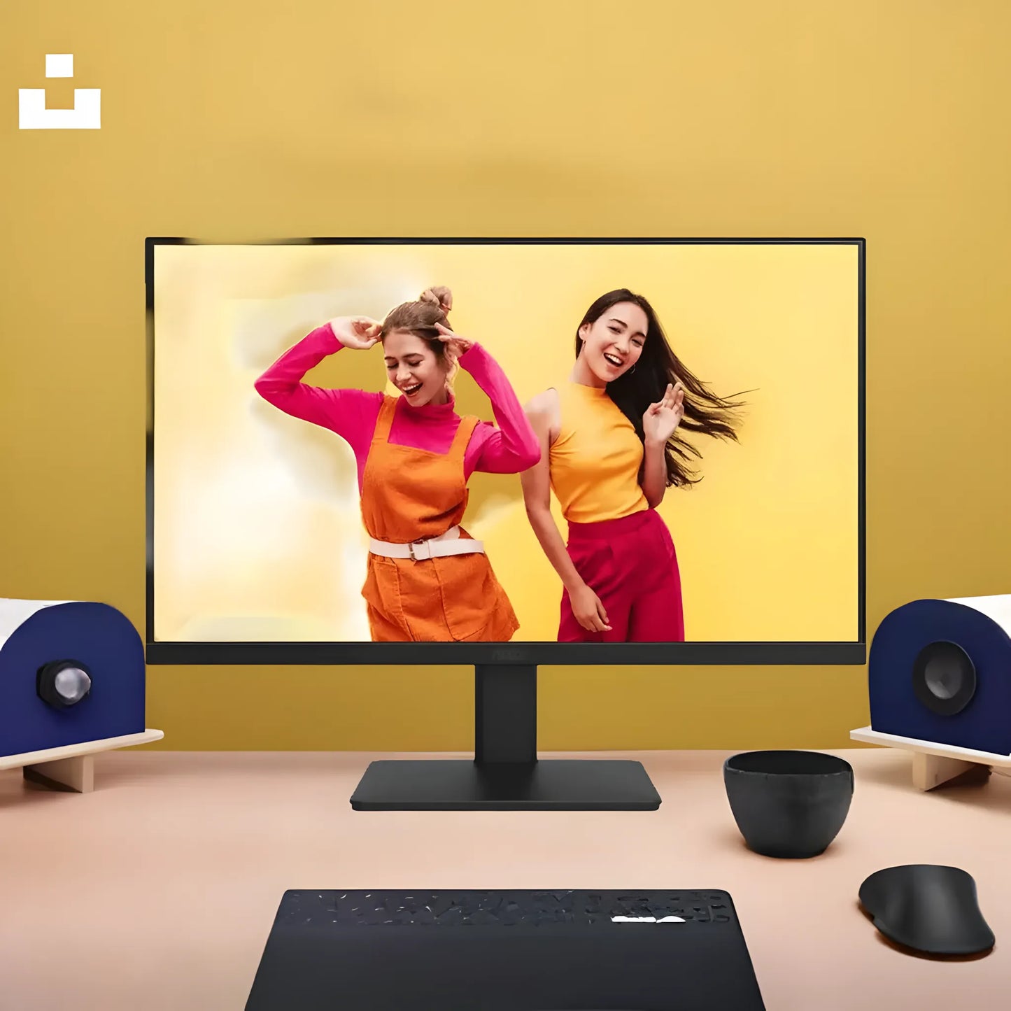 AOC 24B2H2 23.8″ FHD Monitor | 100Hz Refresh Rate | 4ms Response | IPS Panel | 3-Sided Frameless | Low Blue Mode | TechFndrs