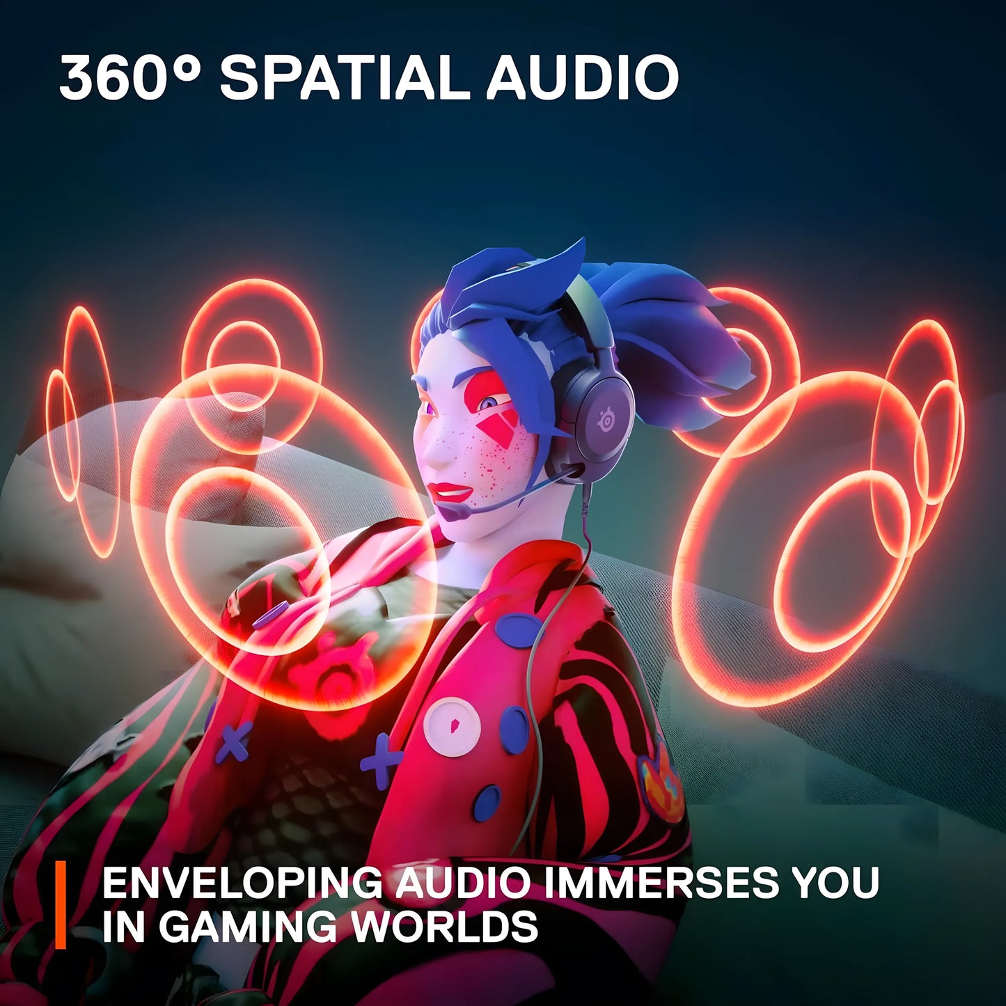 SteelSeries Arctis Nova 1P Gaming Headset | 360° Spatial Audio | AI Noise-Cancelling Mic | Multi-Platform 3.5mm | TechFndrs