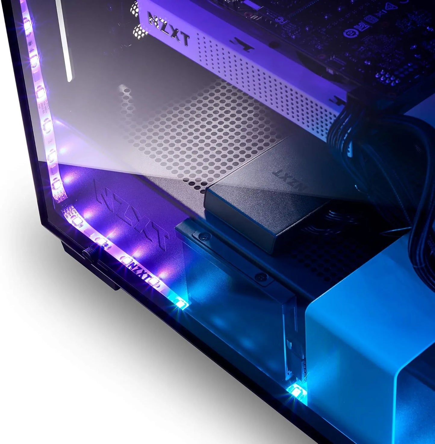 NZXT HUE 2 RGB Lighting Kit | 2x 300mm LED Strips | Magnetic Backing | CAM Software Control | Individually Addressable LEDs | TechFndrs