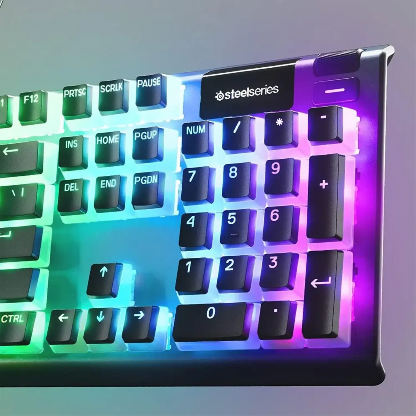 SteelSeries PBT Double-Shot Keycaps | 104 Key Set | OEM Profile | Durable Black Finish | For Mechanical Keyboards | TechFndrs