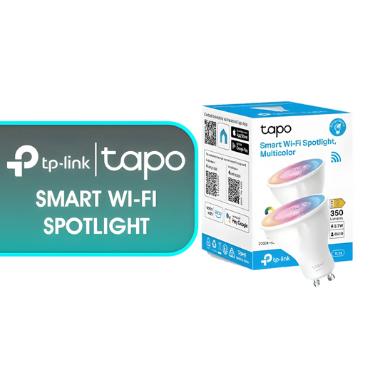 TP-Link Tapo TL33 Smart Wi-Fi Spotlight | 16M Colors | Tunable White | GU10 Base | Alexa & Google Assistant | TechFndrs