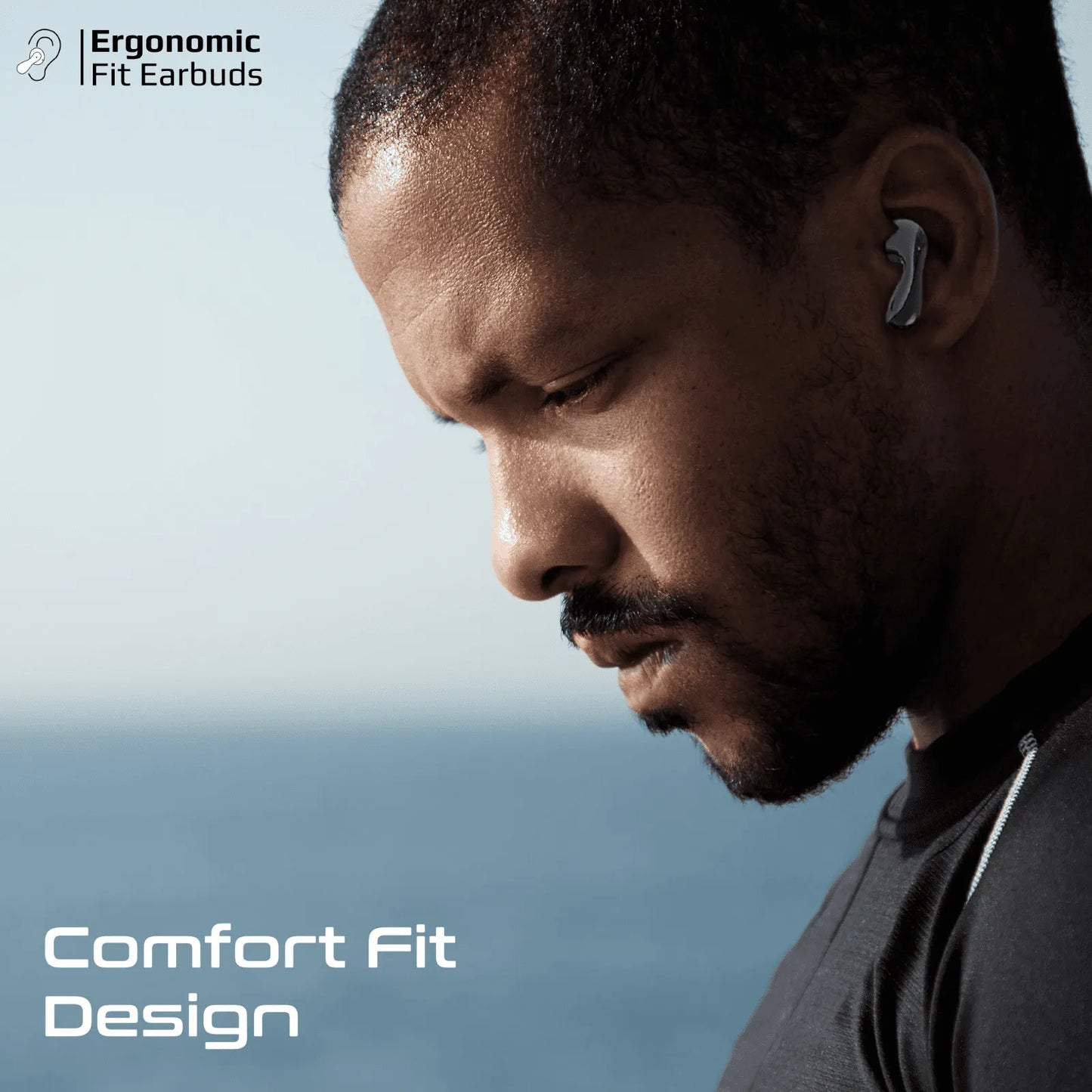 Promate Baton HD Hybrid TWS Earbuds | Intellitouch Controls | 30H Playtime | ENC Calls | Fast Charge | TechFndrs