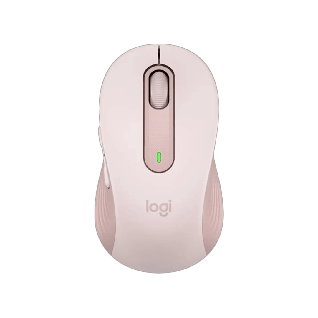 Logitech Signature M650 Wireless Mouse - Rose | SmartWheel Scrolling | Silent Clicks | 24-Month Battery | TechFndrs