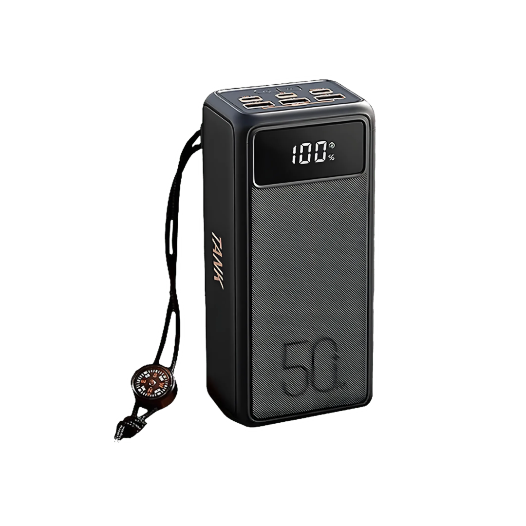 Winx GO Far 50000mAh Power Bank | 20W PD Fast Charging | 4-Port Output | Digital Display | Ultra High Capacity | TechFndrs