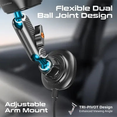 FlexiGrip 15W MagSafe Qi2 Wireless Charger | Adjustable Phone Holder | Fast Charging Stand | TechFndrs