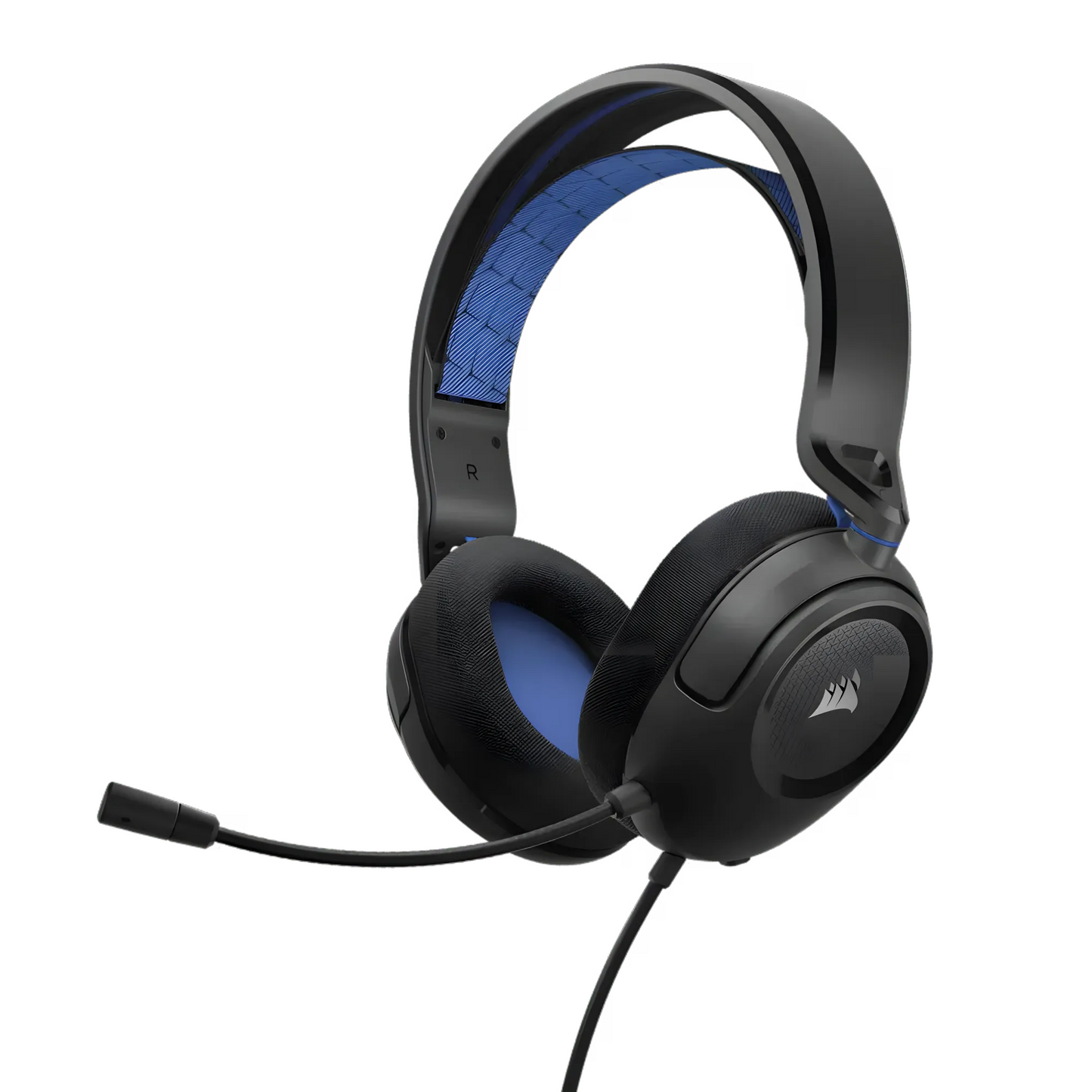 Corsair HS35 V2 Gaming Headset - 50mm Drivers - Multi-Platform 3.5mm - Blue
