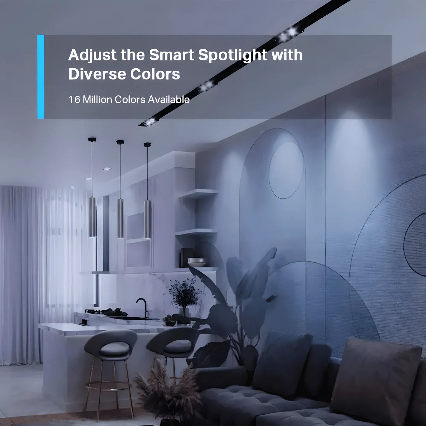 TP-Link Tapo TL33 Smart Wi-Fi Spotlight | 16M Colors | Tunable White | GU10 Base | Alexa & Google Assistant | TechFndrs