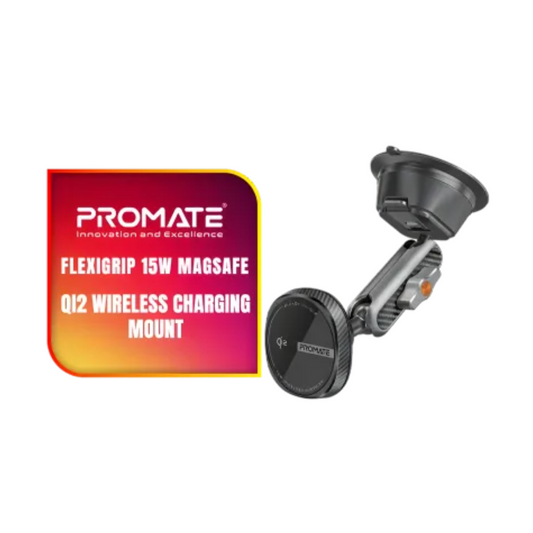 FlexiGrip 15W MagSafe Qi2 Wireless Charger | Adjustable Phone Holder | Fast Charging Stand | TechFndrs