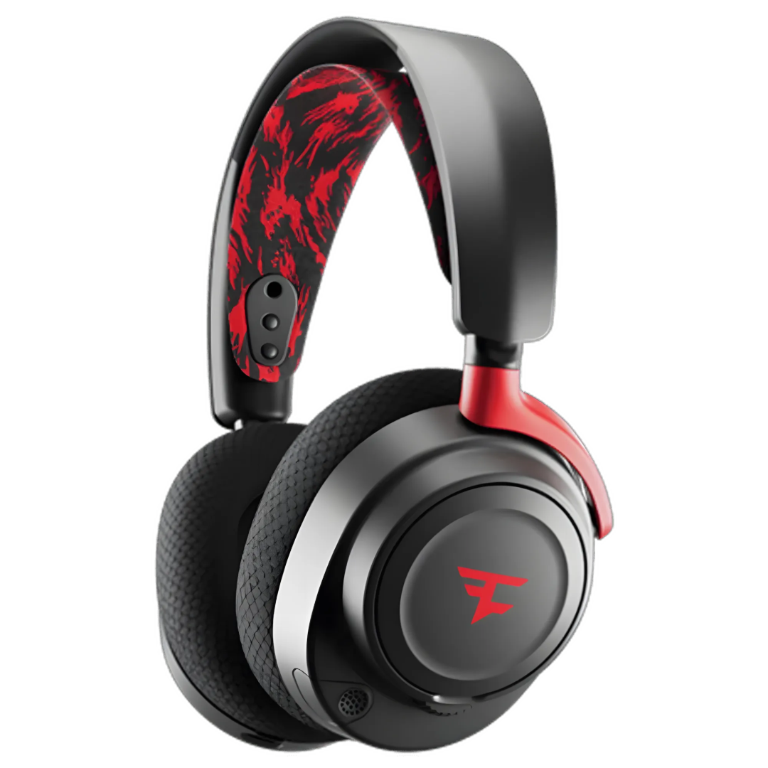 SteelSeries Arctis Nova 7 Wireless Gaming Headset - FaZe Clan Edition | 38-Hr Battery | AI Noise-Cancelling Mic | Multi-Platform | TechFndrs