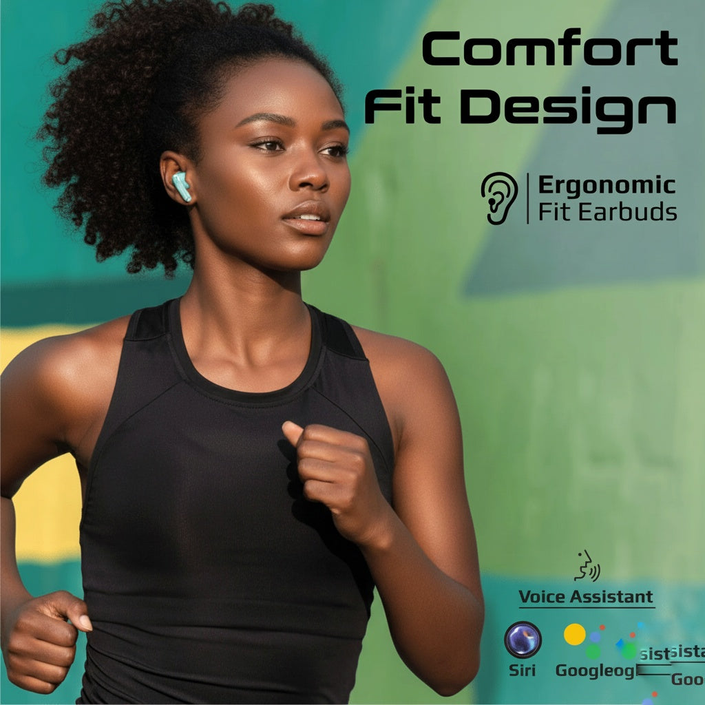 Promate Transpods HD TWS Wireless Earphones | 30H Playtime | ENC Calls | IPX5 Waterproof | Fast Charge | TechFndrs