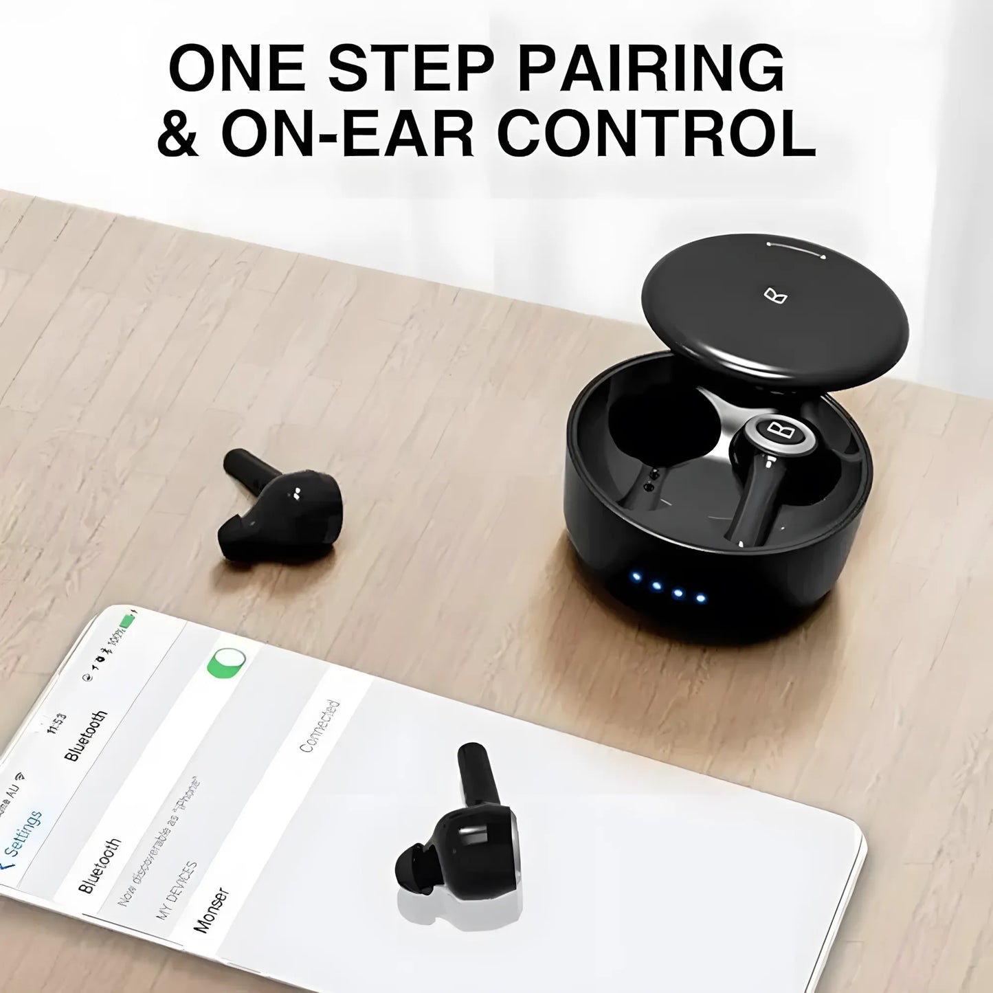 Monster Clarity 102 Airlinks Wireless Headphones | Active Noise Cancelling | 55H Playtime | Fast Charge | TechFndrs