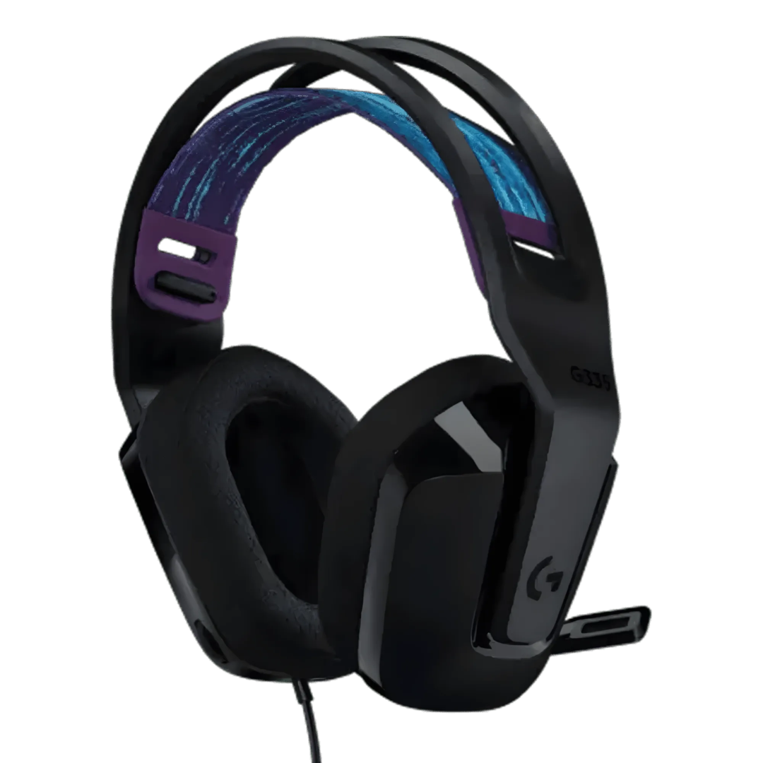 Logitech G335 Wired Gaming Headset | 40mm Neodymium Drivers | Flip-to-Mute Mic | Multi-Platform 3.5mm | TechFndrs